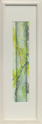 Lot 586 - LIME ABSTRACTS, A DIPTYCH BY ROS GREEN