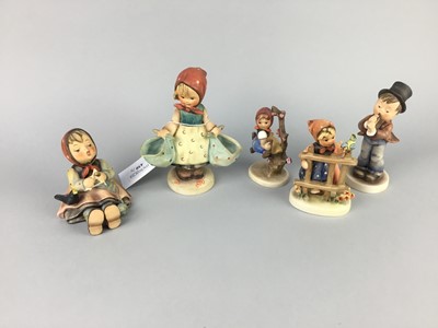 Lot 430 - A LOT OF FIVE HUMMEL FIGURES