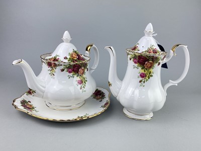 Lot 442 - A ROYAL ALBERT OLD COUNTRY ROSES TEA AND COFFEE SERVICE