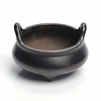 Lot 843 - HEAVY CHINESE BRONZE CENSER likely 19th...