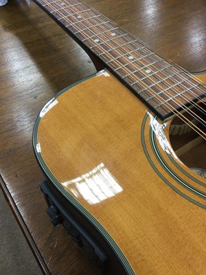Lot 1176 - A TANGLEWOOD 12-STRING ELECTRIC-ACOUSTIC GUITAR