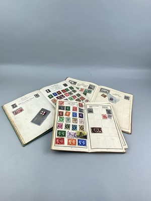 Lot 27 - A THREE ALBUMS OF STAMPS