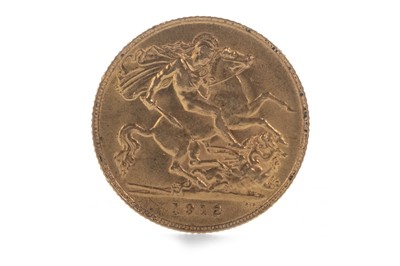 Lot 42 - A GEORGE V (1910 - 1936) GOLD HALF SOVEREIGN DATED 1912