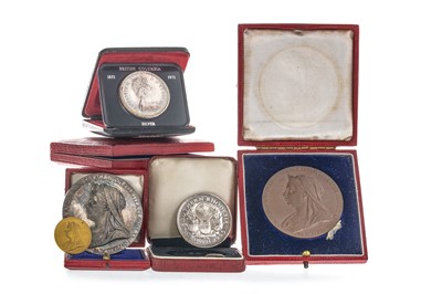 Lot 57 - A LOT OF FIVE CASED COINS