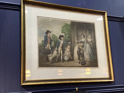 Lot 159 - A FRAMED MEZZOTINT BY CLIFFORD JAMES