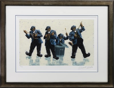 Lot 625 - THE FAB FOUR, A GICLEE BY ALEXANDER MILLAR