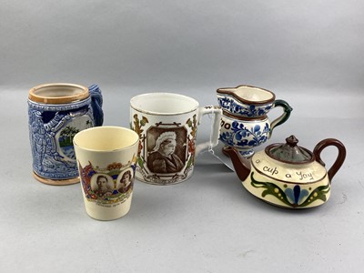 Lot 114 - A LOT OF COMMEMORATIVE CUPS AND MUGS