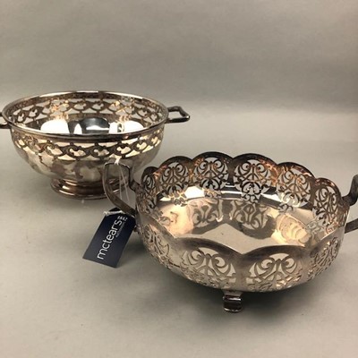 Lot 202 - A LOT OF SILVER PLATED WARE