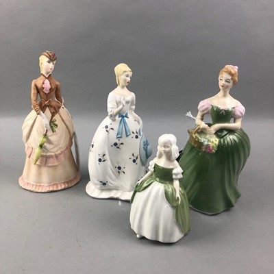 Lot 212 - A LOT OF DOULTON AND WORCESTER FIGURES