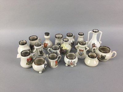 Lot 231 - A COLLECTION OF CRESTED WARE