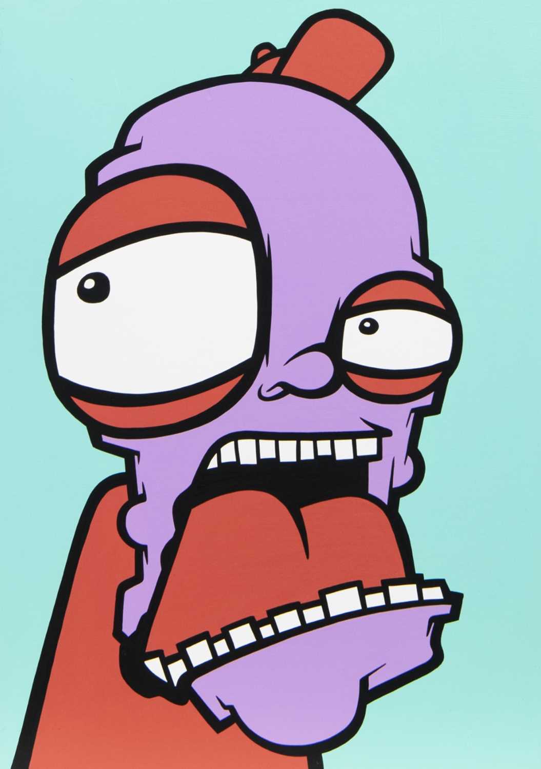 Lot 685 - THREE FUTURES 002, AN ACRYLIC BY OH PANDAH