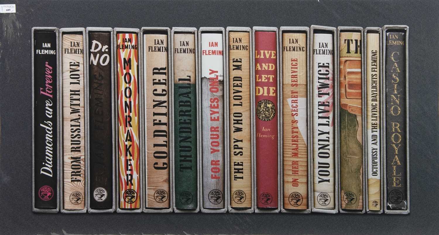 Lot 689 - BOND, A COTTON RAG PRINT BY MARK VESSEY