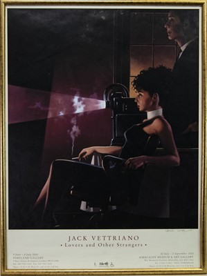 Lot 615 - A POSTER PRINT, SIGNED BY JACK VETTRIANO