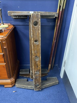 Lot 310 - A PAIR OF FLAG STANDS
