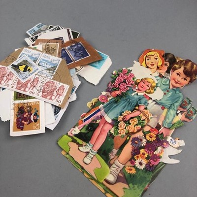 Lot 315 - A COLLECTION OF WORLD STAMPS AND SCRAPS