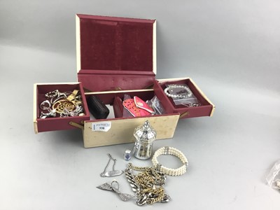 Lot 338 - A LOT OF COSTUME JEWELLERY