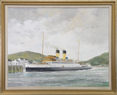 Lot 539 - DUCHESS OF MONTROSE, AN OIL BY IAN ORCHARDSON