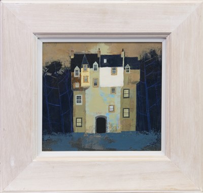 Lot 730 - CASTLE, PERTHSHIRE, AN OIL BY GEORGE BIRRELL