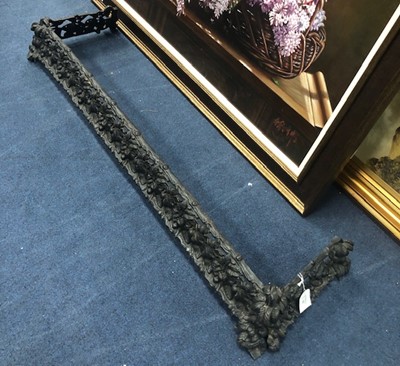 Lot 378 - A VICTORIAN CAST IRON FIRE FENDER