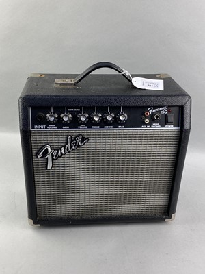 Lot 384 - A FENDER FRONTMAN 15G LOUD SPEAKER AND ANOTHER