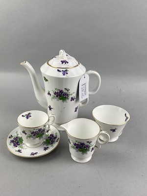 Lot 390 - A ROYAL WINTON VASE, TEA AND COFFEE SERVICE