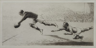Lot 443 - TRY, AN ETCHING BY WILLIAM DOUGLAS MACLEOD