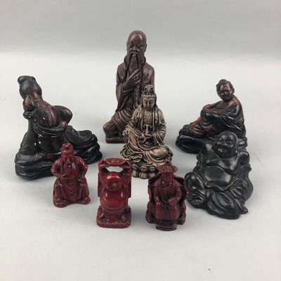 Lot 398 - A LOT OF CHINESE COMPOSITION FIGURES