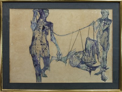 Lot 855 - VICTIM OF WAR, A MIXED MEDIA BY ANDA PATERSON