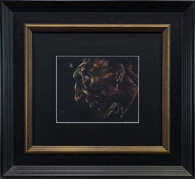 Lot 777 - PERFORMER, A PASTEL BY PETER HOWSON