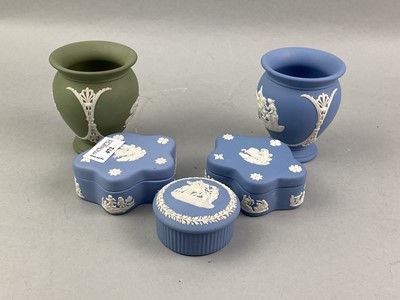 Lot 472 - A LOT OF WEDGWOOD JASPER WARE
