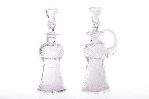 Lot 1101 - SET OF EDINBURGH CRYSTAL DECANTER AND CLARET...