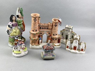 Lot 504 - A LOT OF STAFFORDSHIRE GROUPS