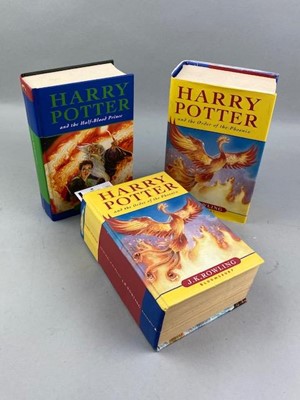 Lot 515 - A LOT OF THREE HARRY POTTER FIRST EDITION BOOKS