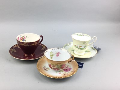 Lot 527 - A LOT OF PARAGON, EMPIRE AND OTHER TEA CHINA