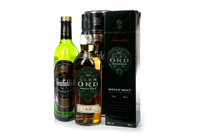 Lot 304 - GLENFIDDICH SPECIAL OLD RESERVE AND GLEN ORD 12 YEARS OLD