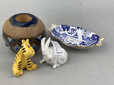 Lot 549 - A LOT OF ROYAL COPENHAGEN, BESWICK, DOULTON AND ROYAL CROWN DERBY CERAMICS