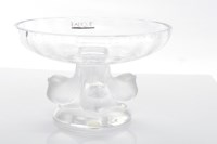 Lot 1118 - MODERN LALIQUE GLASS COMPORT modelled as a...