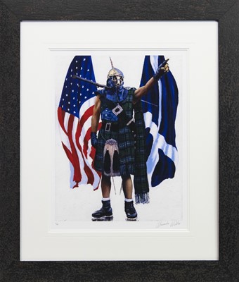 Lot 105 - OVER THE SEAS, A GICLEE PRINT BY ALEXANDER MILLAR