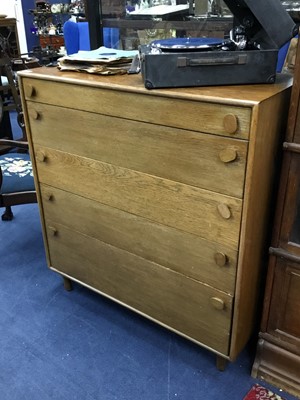 Lot 428 - A RETRO CHEST OF FIVE DRAWERS