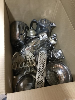 Lot 441 - A LOT OF SILVER PLATED WARE
