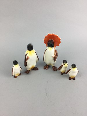 Lot 129 - A GROUP OF BESWICK PENGUINS AND OTHERS