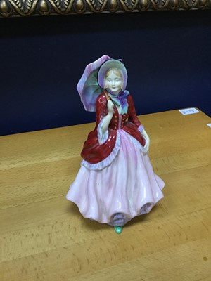 Lot 290 - A PARAGON FIGURE OF LADY PATRICIA AND OTHER CERAMICS