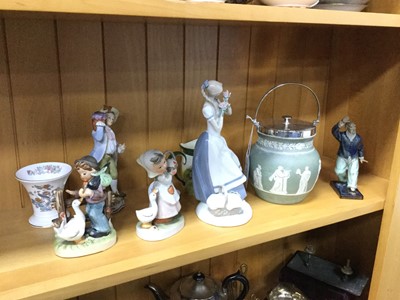 Lot 290 - A PARAGON FIGURE OF LADY PATRICIA AND OTHER CERAMICS