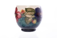 Lot 1144 - MOORCROFT VASE of bulbous form, with cream and...