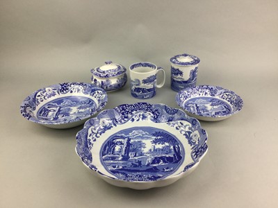 Lot 197 - A SPODE BLUE AND WHITE PART DINNER SERVICE