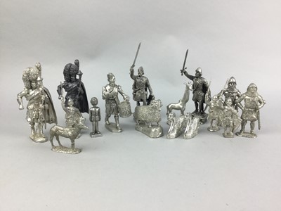 Lot 48 - A LOT OF PEWTER FIGURES