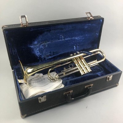 Lot 91 - A BLESSING SCHOLASTIC TRUMPET BY ELKHART