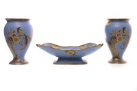 Lot 1162 - PAIR OF EARLY 20TH CENTURY CARLTONWARE VASES...