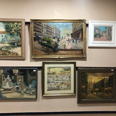 Lot 70 - A LARGE LOT OF VARIOUS PAINTINGS AND PRINTS