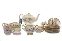 Lot 1172 - EARLY 20TH CENTURY HAND PAINTED TEA SERVICE...